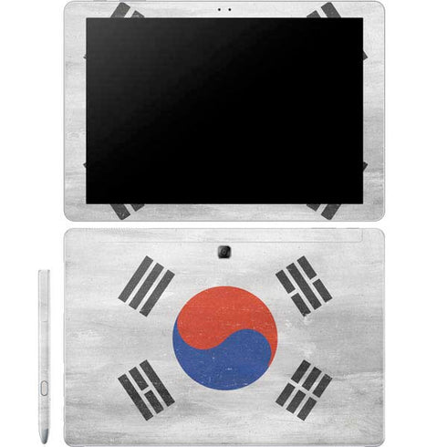 South Korean Flag Distressed Galaxy Book 12in Skin